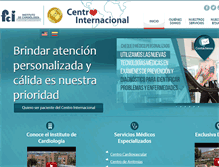 Tablet Screenshot of cardiointernacional.org